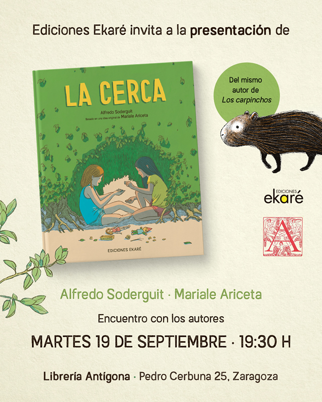  Alfredo Soderguit y Mariale Ariceta presentan su nuevo álbum infantil 'La cerca'